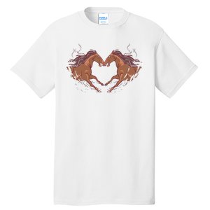 Horse Shaped Heart Tall T-Shirt