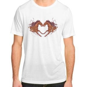 Horse Shaped Heart Adult ChromaSoft Performance T-Shirt