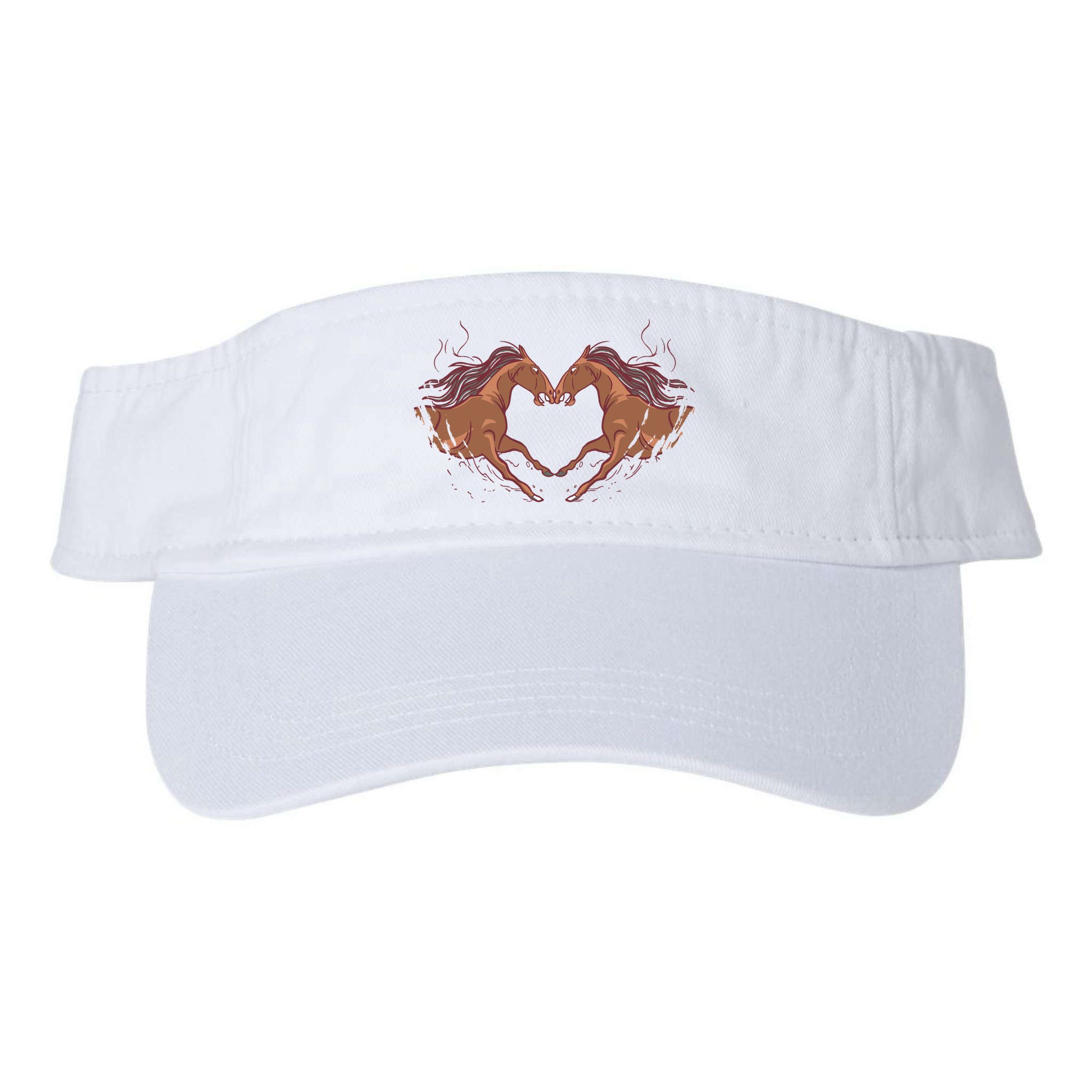 Horse Shaped Heart Visor
