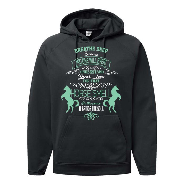 Horse Smell Performance Fleece Hoodie