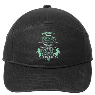 Horse Smell 7-Panel Snapback Hat