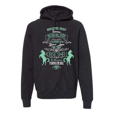 Horse Smell Premium Hoodie