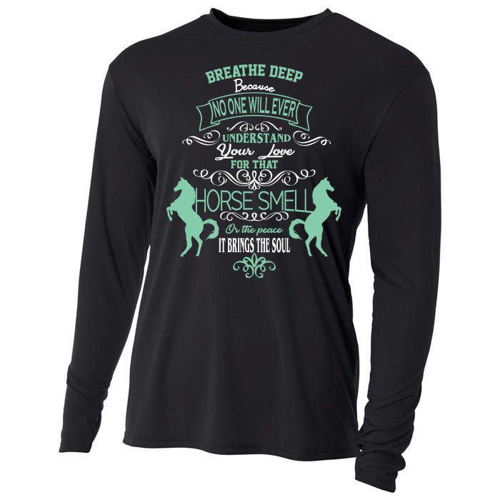 Horse Smell Cooling Performance Long Sleeve Crew