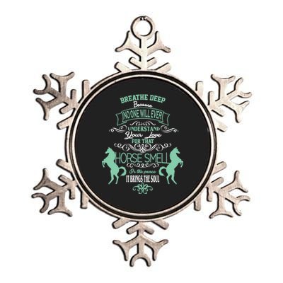 Horse Smell Metallic Star Ornament