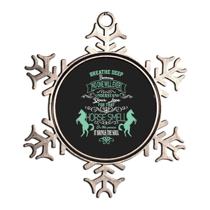 Horse Smell Metallic Star Ornament