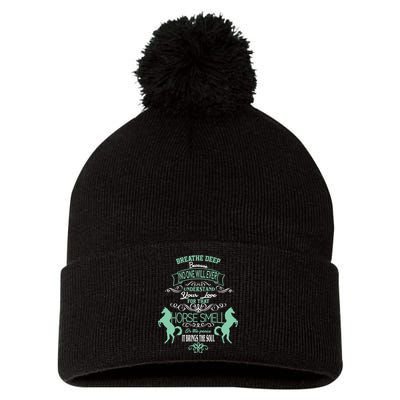 Horse Smell Pom Pom 12in Knit Beanie