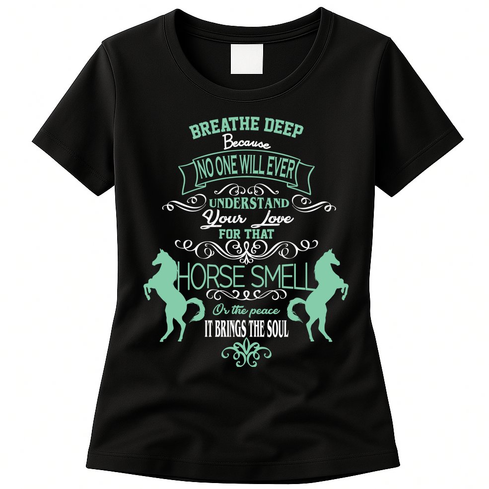 Horse Smell Womens T-Shirt