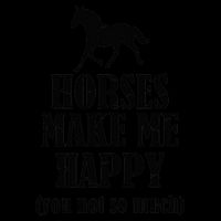 Horses Make Me Happy You Not So Much 16oz Travel Tumbler