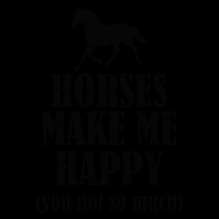 Horses Make Me Happy You Not So Much 16oz Travel Tumbler