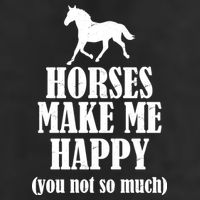 Horses Make Me Happy You Not So Much Tumbler