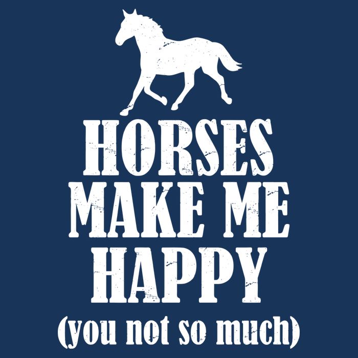 Horses Make Me Happy You Not So Much Cool Comfort Performance Bucket Hat