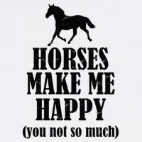 Horses Make Me Happy You Not So Much Garment-Dyed Sweatshirt