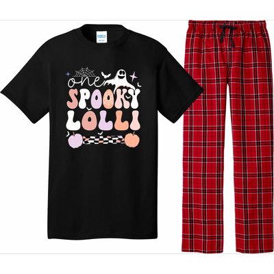 Halloween One Spooky Lolli Grandmother Groovy Pajama Set