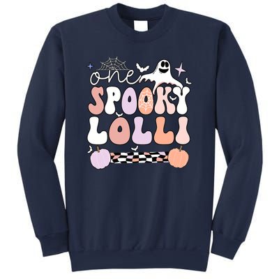 Halloween One Spooky Lolli Grandmother Groovy Sweatshirt