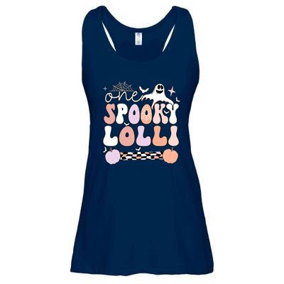 Halloween One Spooky Lolli Grandmother Groovy Ladies Essential Flowy Tank