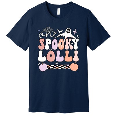 Halloween One Spooky Lolli Grandmother Groovy Premium T-Shirt