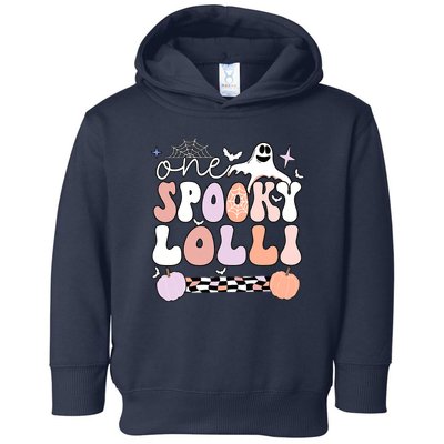 Halloween One Spooky Lolli Grandmother Groovy Toddler Hoodie