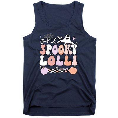 Halloween One Spooky Lolli Grandmother Groovy Tank Top