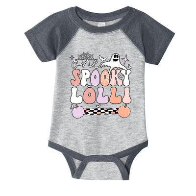 Halloween One Spooky Lolli Grandmother Groovy Infant Baby Jersey Bodysuit