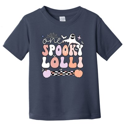 Halloween One Spooky Lolli Grandmother Groovy Toddler T-Shirt