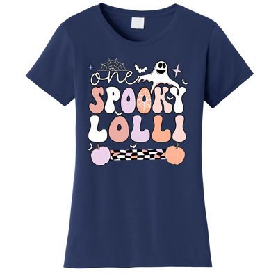 Halloween One Spooky Lolli Grandmother Groovy Women's T-Shirt