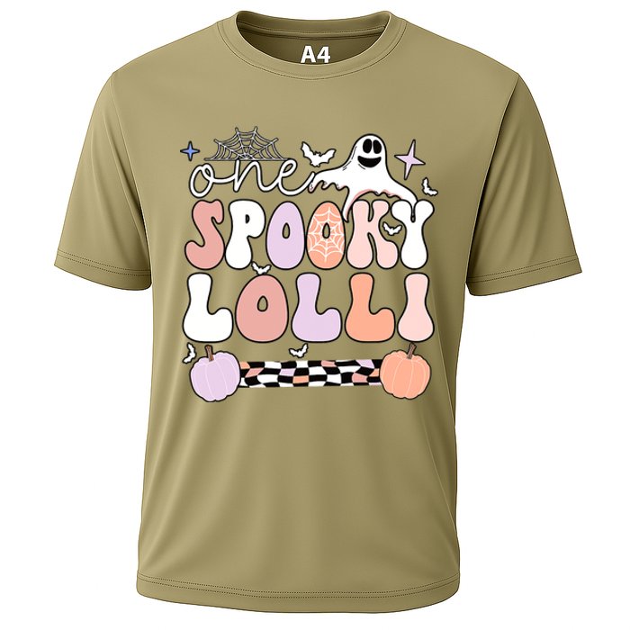 Halloween One Spooky Lolli Grandmother Groovy Cooling Performance Crew T-Shirt