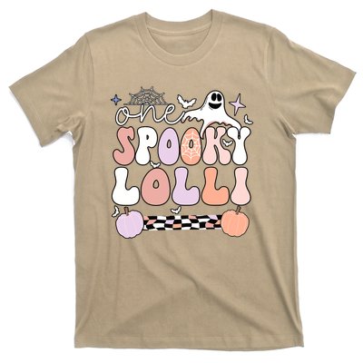 Halloween One Spooky Lolli Grandmother Groovy T-Shirt