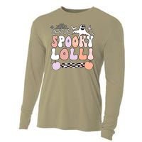 Halloween One Spooky Lolli Grandmother Groovy Cooling Performance Long Sleeve Crew