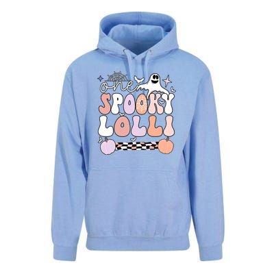 Halloween One Spooky Lolli Grandmother Groovy Unisex Surf Hoodie