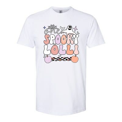 Halloween One Spooky Lolli Grandmother Groovy Softstyle CVC T-Shirt