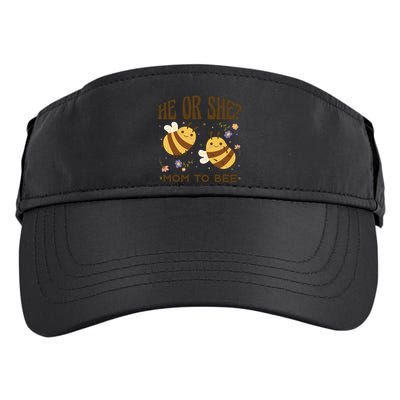 He Or She Mom To Bee Gender Reveal Adult Drive Performance Visor