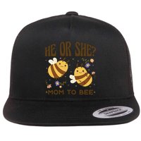 He Or She Mom To Bee Gender Reveal Flatbill Hat