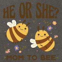 He Or She Mom To Bee Gender Reveal Cotton Canvas Backpack