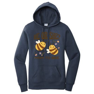 He Or She Mom To Bee Gender Reveal Women's Pullover Hoodie