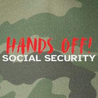 Hands Off Social Security Protest Resist Save Democracy Legacy Tie Dye Trucker Hat