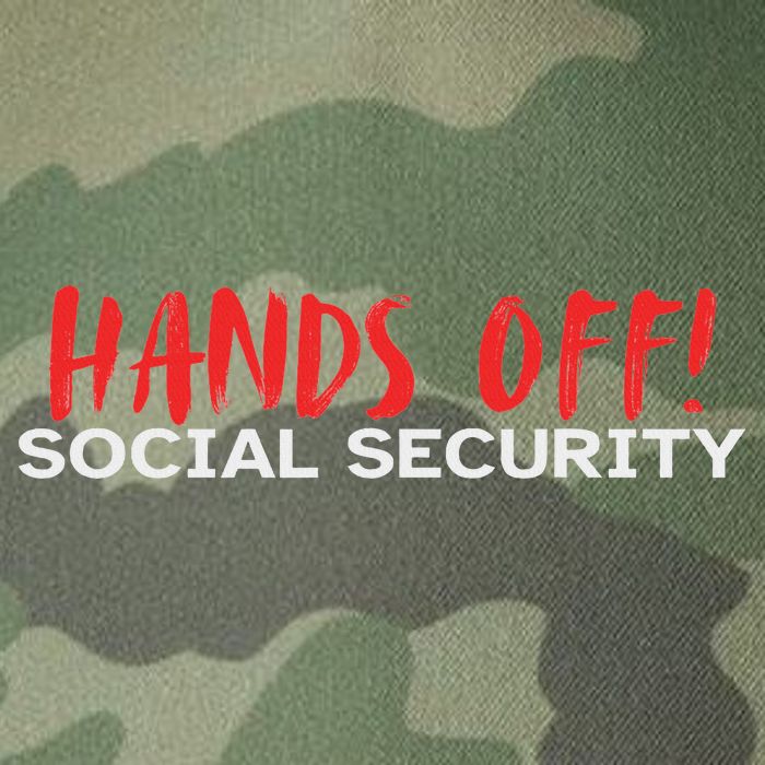 Hands Off Social Security Protest Resist Save Democracy Legacy Tie Dye Trucker Hat