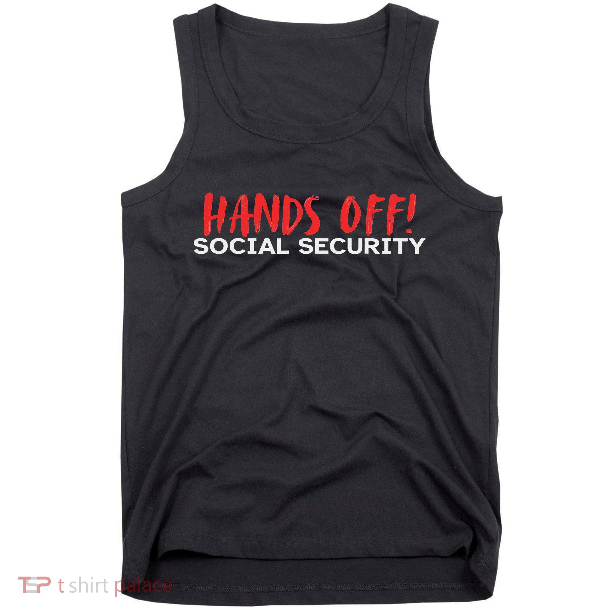 Hands Off Social Security Protest Resist Save Democracy Tank Top
