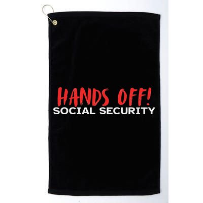 Hands Off Social Security Protest Resist Save Democracy Golf Towel