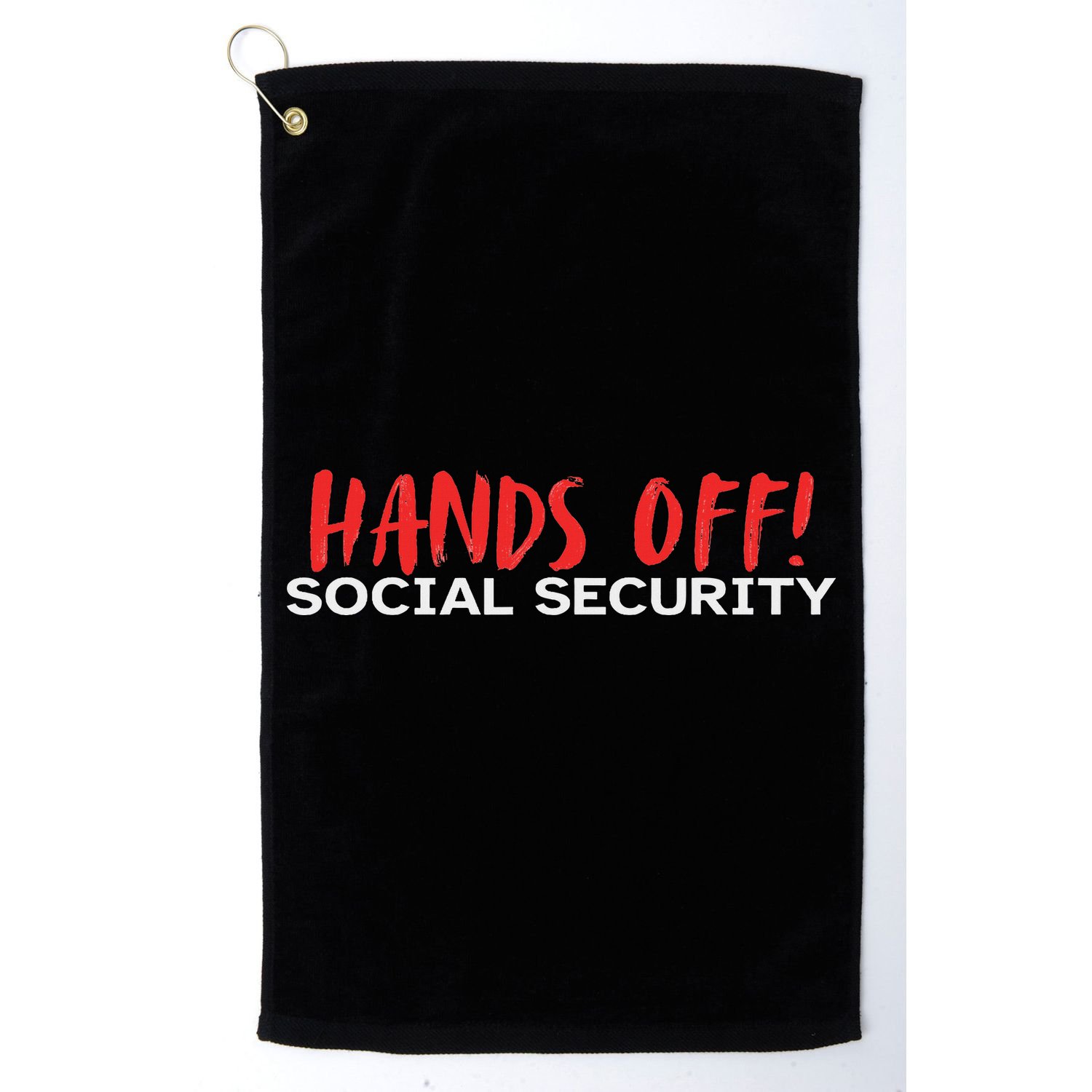 Hands Off Social Security Protest Resist Save Democracy Golf Towel