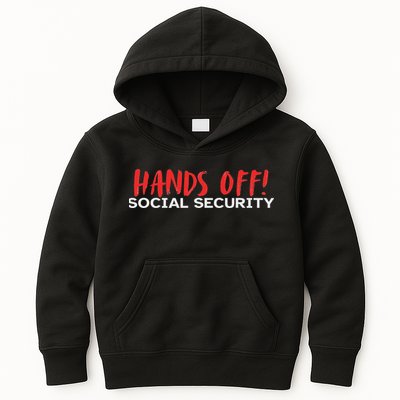 Hands Off Social Security Protest Resist Save Democracy Kids Hoodie