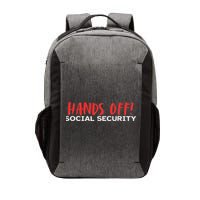 Hands Off Social Security Protest Resist Save Democracy Vector Backpack