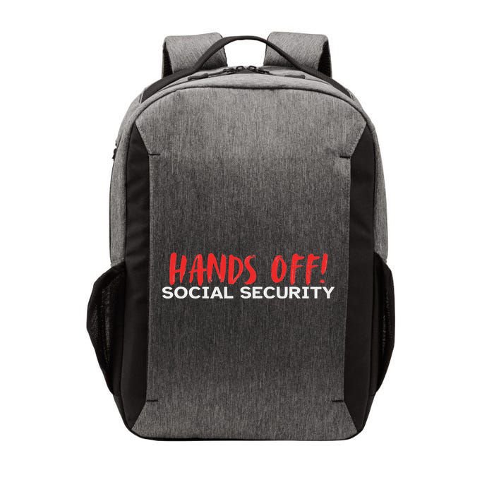 Hands Off Social Security Protest Resist Save Democracy Vector Backpack