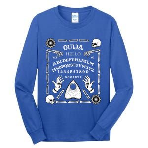 Halloween Ouija Spirit Board Ghost Paranormal Spiritual Gift Tall Long Sleeve T-Shirt