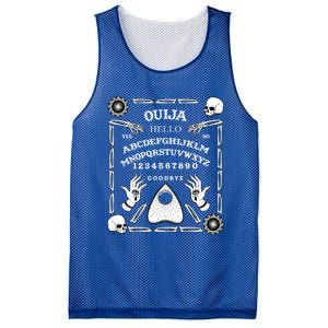 Halloween Ouija Spirit Board Ghost Paranormal Spiritual Gift Mesh Reversible Basketball Jersey Tank