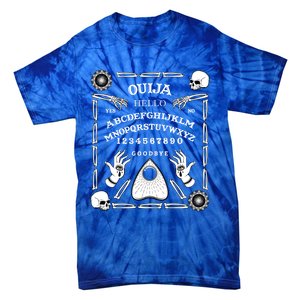 Halloween Ouija Spirit Board Ghost Paranormal Spiritual Gift Tie-Dye T-Shirt