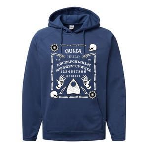 Halloween Ouija Spirit Board Ghost Paranormal Spiritual Gift Performance Fleece Hoodie