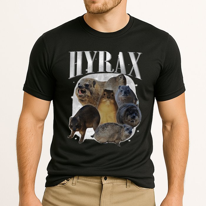 Hyrax Oddly Specific Meme Animal For Family Cooling Performance Crew T-Shirt