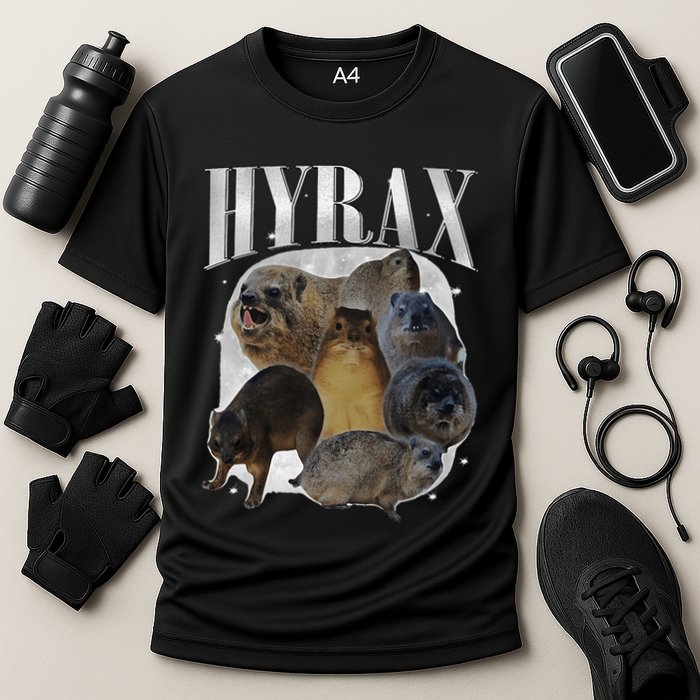 Hyrax Oddly Specific Meme Animal For Family Cooling Performance Crew T-Shirt