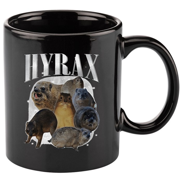 Hyrax Oddly Specific Meme Animal For Family 11oz C Handle Ceramic Mug