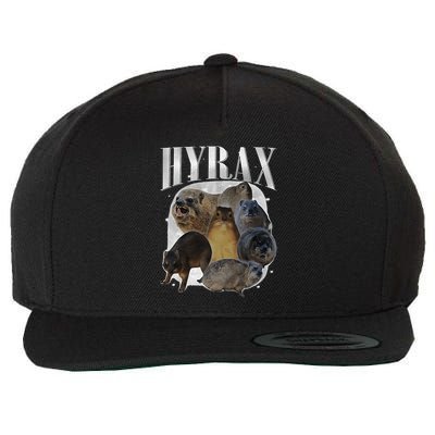 Hyrax Oddly Specific Meme Animal For Family Wool Snapback Cap
